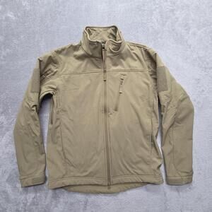 Condor Phantom Soft Shell Jacket Mens M Beige‎ Military Lined Full Zip Pockets